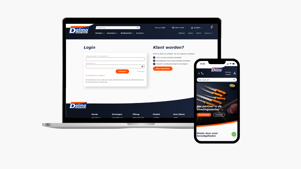 Nieuwe website - Delmo Groothandel B.V.