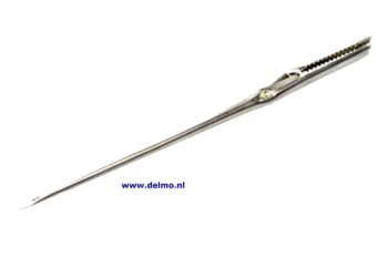 lardeernaald met scharnierklem, 20cm.