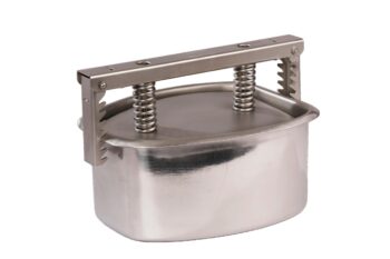 rvs hamkoker, peervorm, 310x220x130mm inh. ca 8,0kg