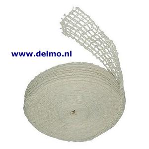 mtr. DeLasta Braadnet 20 elastisch net, wit, 50 mtr