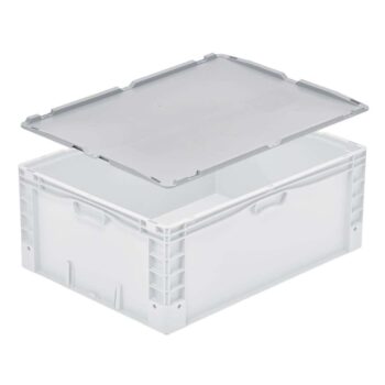 deksel voor stapelbak 800x600mm lichtgrijs [rooster-week-bak]