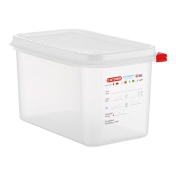 Araven voedseldoos 1/4 GN, kunststof