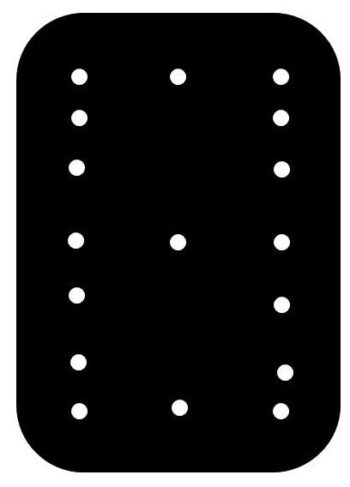 Craem inlegrooster v. pekelbak 400 ltr, (78x57cm.) zwart