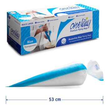 Marendo spuitzakken op rol, 53x28cm. blauw