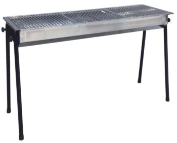 Hendi rvs houtskool-barbecue, Resto [roosterafm. 109x34cm]