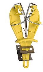 Bobet klapstaal, Sharp-Easy geel incl. bevestigingsbeugel