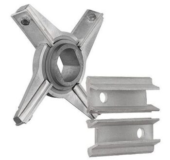 L&W meshouder U-200, 4-vleugels voor profielklingen