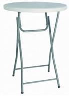 Marendo statafel [Ø=80 / h=110cm] met kunststof (pe) blad