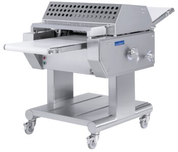 Weber band-ontzwoerdmachine, ASB-560 op onderstel