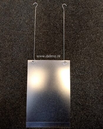 raambiljethouder A-4, transparant met twee haken