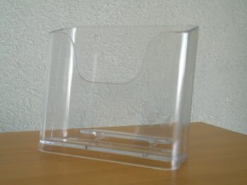 enkelvoudig folderbakje A6, transp. breedte inw. 105mm