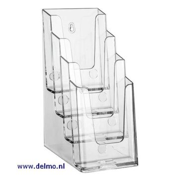 folderbakje A6 (4-vaks) transparant