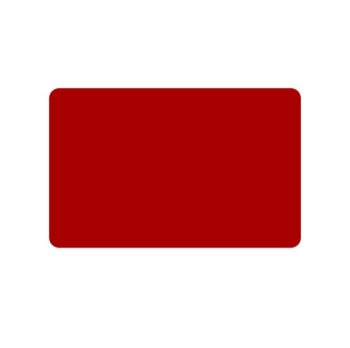 prijskaart, PVC, 85x54 mm, mat rood tbv transferprint