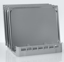 Winterhalter bladenkorf, 600x500x120mm. 2 zijden open