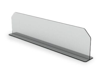 Plexi scheidingsprofiel, transparant 800x200mm [divider]