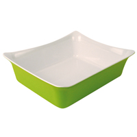 Crea-bak 1/2Gn 325x265x100mm. lime-wit melamine