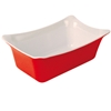 Crea-bak 1/4Gn 265x162x100mm. rood-wit melamine
