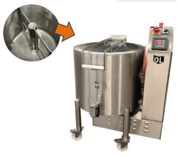 DL dubbelwandige kookketel met roerwerk, CDK-150 liter - edition 2025