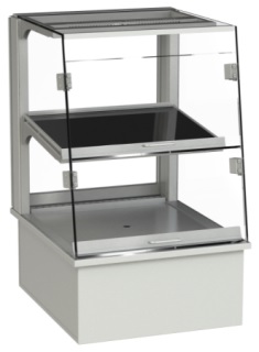 DL warmhoudvitrine, Heat-70 met glasopbouw