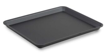 plexi DarkSmoke schaal zwart, 1/2Gn 325x265x20mm