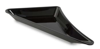 Plexi kuip vin rechts TraiteurTheater zwart, 530x300x50mm