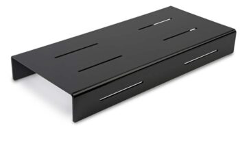 plexi stoep, zwart 624x280x75mm