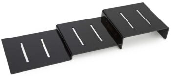 plexi 3-trapsstoep zwart 800x250x80mm