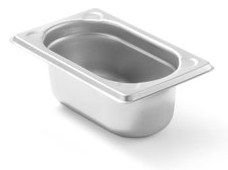 Basicline rvs Gastronormbak Gn-1/9 h=65