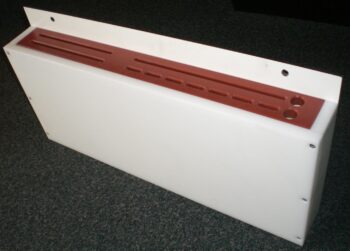 Blokvlak messenbak 60x30cm. vrijhangend