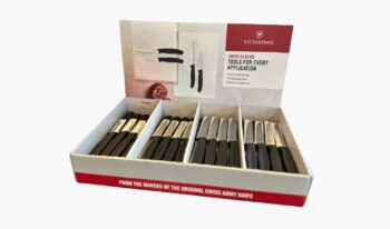 Victorinox verkoopdisplay 'Black' met vulling
