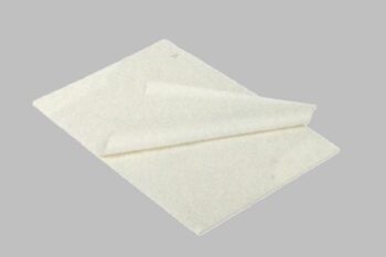 kg. ersatz-vellen, 21x31cm. [achten] vetvrij gebleekt/wit