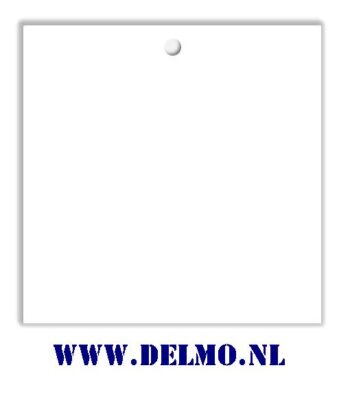 Formatic hamb.papier 127x127mm, wit met oog, voor C4000
