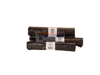 HDPE afvalzakken 50x55cm T10 zwart op rol, 20 ltr, voor pedaalemmers
