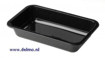 PP-spg-topsealtray glad V9, zwart [230x145x45mm]