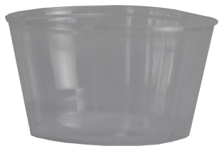 ronde sauscups, 80ml, transparant Ø=70,3/h=40mm