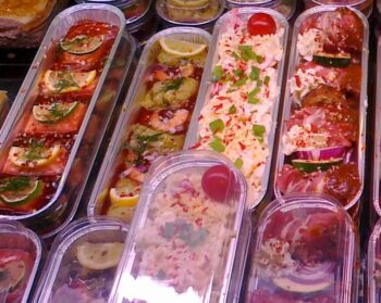 aluminium tortilla-schaal, 280x80x23mm (braadsleetje lang)