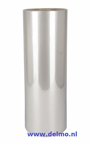 rol a 975m PP folie 60 transparant 25my, inpak/fruitmand/bloemen