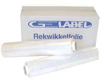 rol a 300mtr palletwikkelfolie, transp. breedte 50cm, dikte 19my