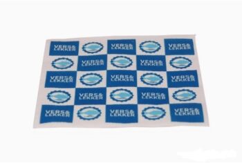 servetten 33x33cm. 1-laags blauw-wit, Vis vers&lekker