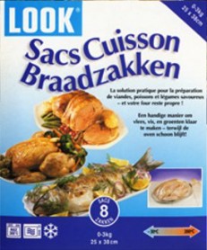 pakje a 8 braadzakken, 25x38cm [consumentenverpakking]