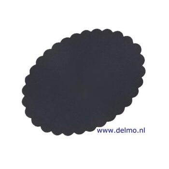 Meatsaver-ovalen, 145x112 (groot) ZWART