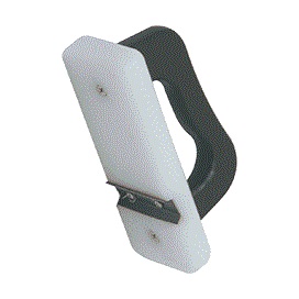 schraapschaaf (16x6x9cm.) voor kunststof bladen