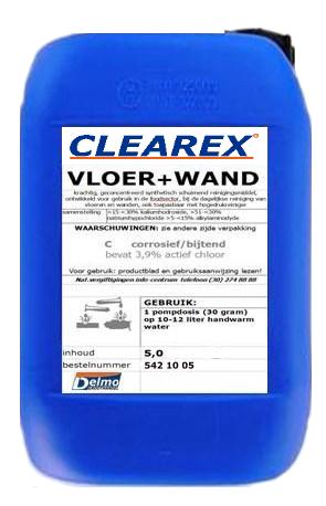 Clearex Vloer en Wand, can a 5 ltr [krachtig reinigingsmiddel]