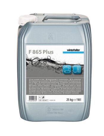 can 25kg. Winterhalter F-865 Plus reinigingsmiddel - aluminium