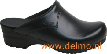 paar Sanita klompen 314, maat 42 zwart, open