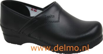 paar Sanita klompen 313, maat 39 zwart, dicht