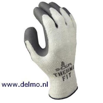 pr Showa 451 handschoenen, mt XL met grijze palm en thermogrip