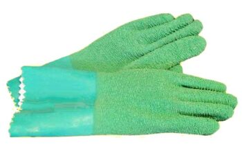 pr Townsend afvlies-handschoenen, mt 9 groen met antislip