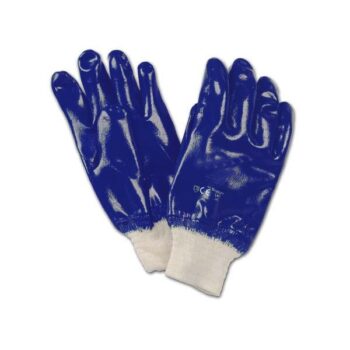 pr olie-afstotende handschoenen, mt 10 blauw met nitrilcoating