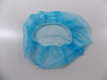 disposable haarnet blauw, non-woven